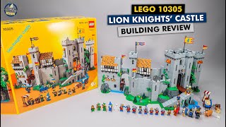 LEGO 90th Anniversary 10305 Lion Knights&#39; Castle detailed building review