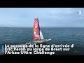 Le passage de la ligne darrive d eric peron au large de brest sur larkea ultim challenge