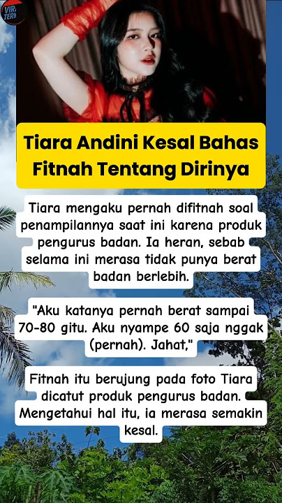 Tiara Andini Kesal Bahas Fitnah Dirinya #tiaraandini #tiaraidol #indonesianidol