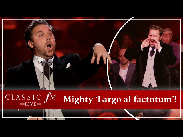 Baritenor Michael Spyres sings a blistering Rossini ‘Largo al factotum’ | Classic FM Live class=