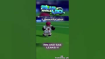 SAE & RIN REWORK LEAKED | Blue Lock Rivals #roblox #bluelock #bluelockrivals