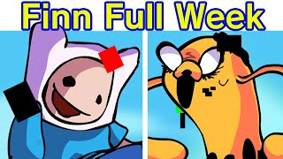 Friday Night Funkin' VS Finn \& Jake High Effort Full Week (FNF Mod) (Come Learn With Pibby x FNF)