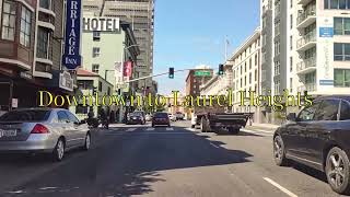 San Francisco Tour. Downtown To Laurel Hights