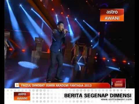 Faizul dinobat juara Akademi Fantasia 2013