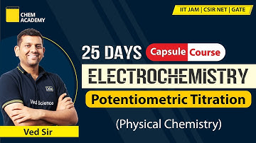 Electrochemistry | Physical Chemistry | Capsule Course | IIT JAM | CSIR NET | GATE | Chem Academy