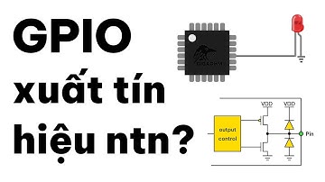 Tìm hiểu GPIO: vi điều khiển xuất tín hiệu như thế nào - các chế độ Output của vi điều khiển.