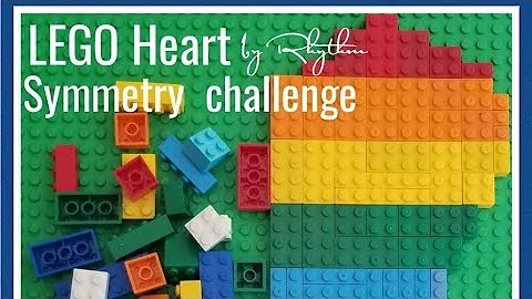 Lego Heart  Symmetry challenge