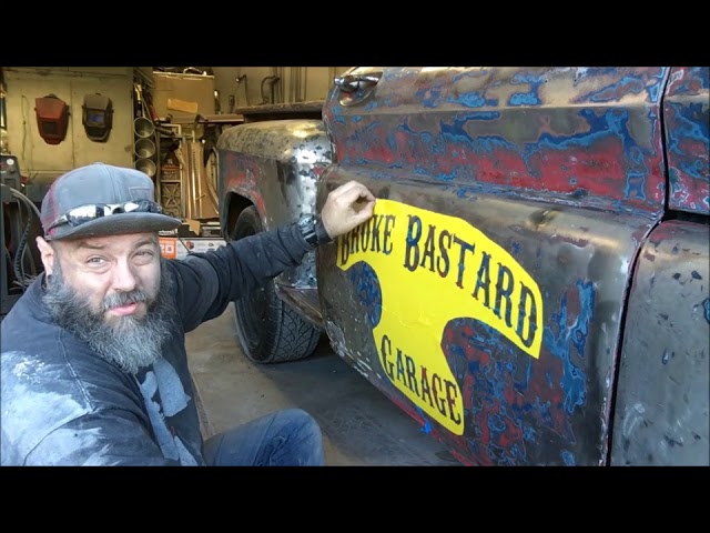 How To Lettering On Your Doors The Easy Way Rat Rod Or Lettering On Your Doors The Easy Way