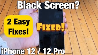 iPhone 12: Black Screen or Blank Screen? Screen Won't Turn On? 2 Fixes