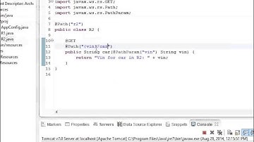Trailer for RESTful Services: Overview and JAX-RS