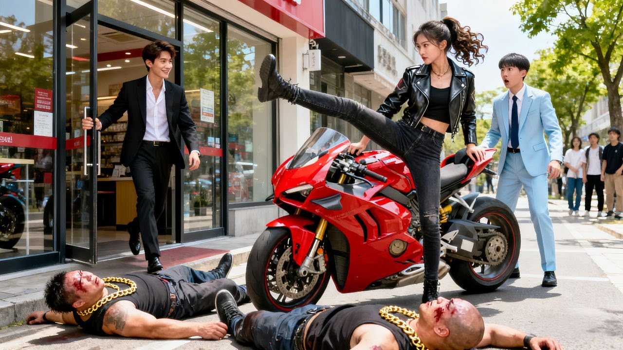 💕سئم الـCEO من فتيات الأغنياء اللواتي يلاحقنه، لكنه وقع بحب فتاة دراجات أسقطت رجلاً قويًا في ثانية!