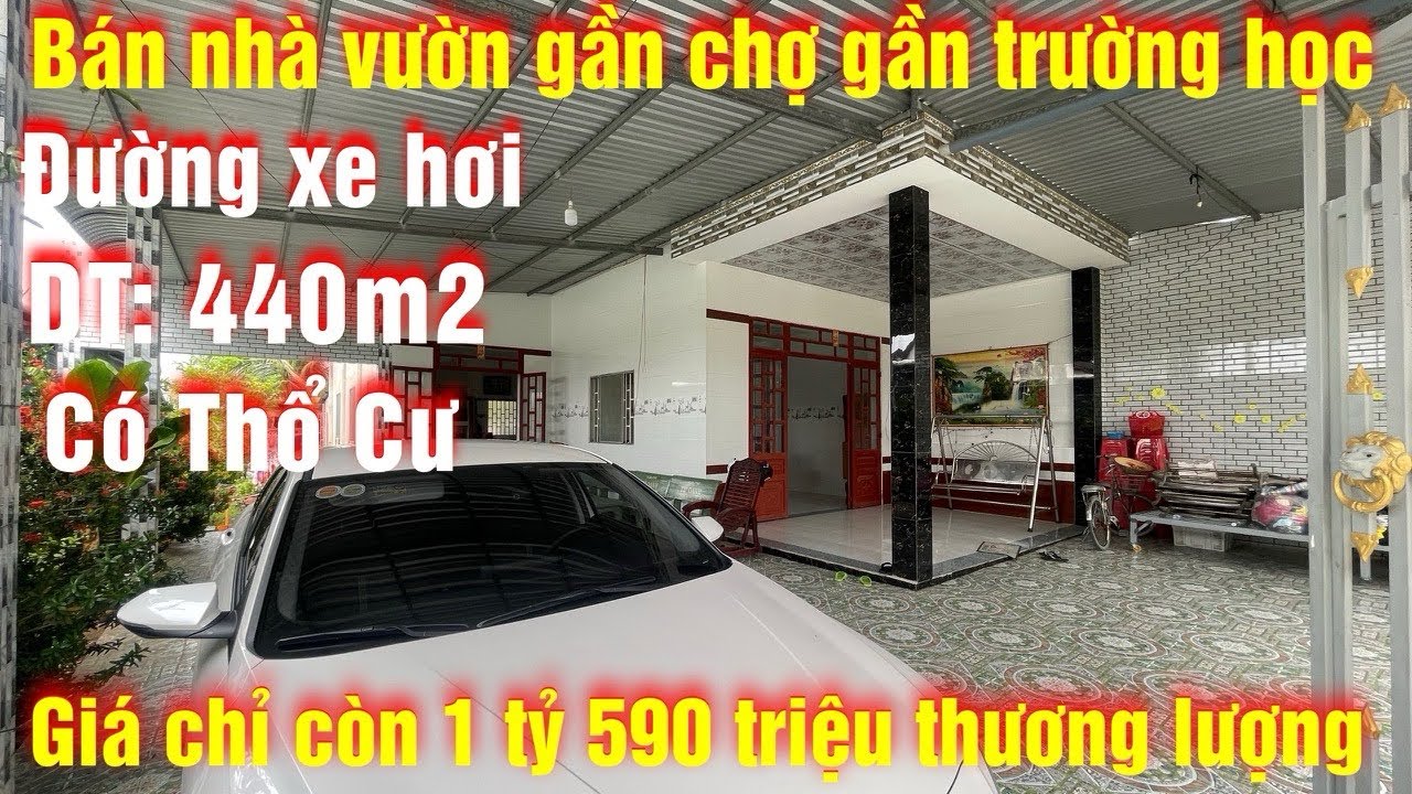 Tập 391 mắc nợ quá nhiều cần bán căn nhà vườn gần chợ, gần trường học, tại tiền giang 