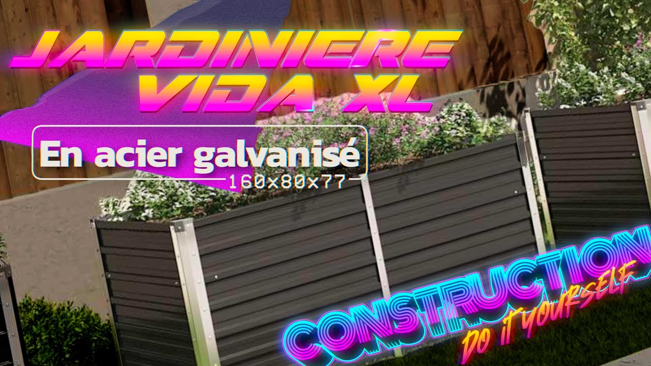 IMI - Jardinière Vida XL en acier 