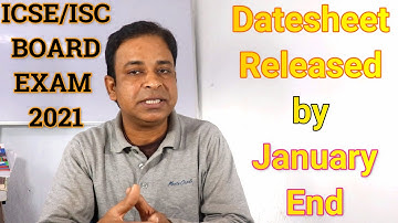 CISCE want to Publish ICSE/ ISC Board Exam Datesheet 2021 by January 2021,Study Gap in ICSE/ISC Exam