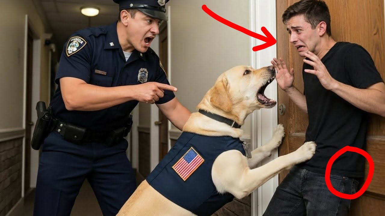 Scout Labrador Dog repeatedly approaches strange men — What Was Hidden Inside Stunned the Station