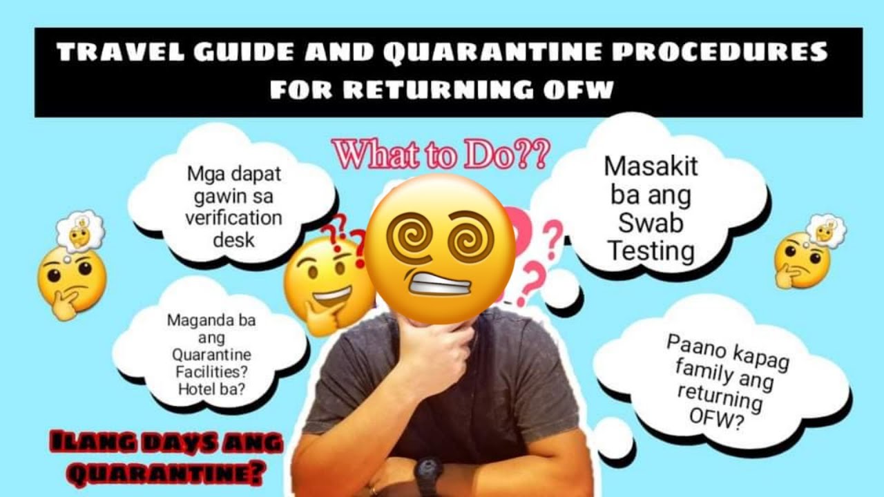Travel Guide and Quarantine Procedures Para sa Mga Returning OFW