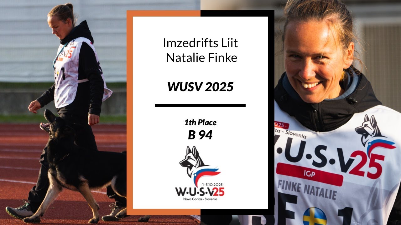 Победитель WUSV WM 2025 — Лиит и Натали Финке из Imzedrift — B94