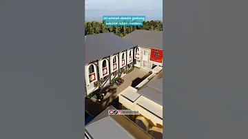 Desain Gedung Sekolah Islam Terpadu Insantama Pesantren Sekolahislam Sekolahislamberkarakter 