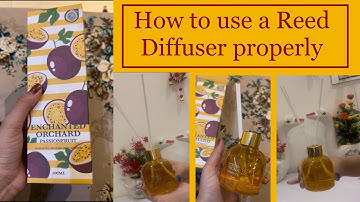 How to use a Reed Diffuser | Miniso Enchanted Orchard diffiser review | Home fragrance ✨