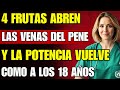 Urólogo alerta: 4 frutas desbloquean la circulación íntima después de los 60 | Método natural