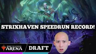 STRIXHAVEN SPEEDRUN RECORD! | Secrets Of Strixhaven Premier Draft | MTG Arena screenshot 4