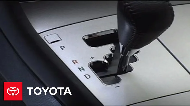2005 - 2007 Avalon How-To: Driving In The Sequential Shift Mode | Toyota
