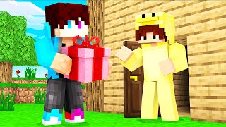 Mijn BESTE VRIEND VERRASSEN Met Een CADEAU! (Minecraft Survival)
