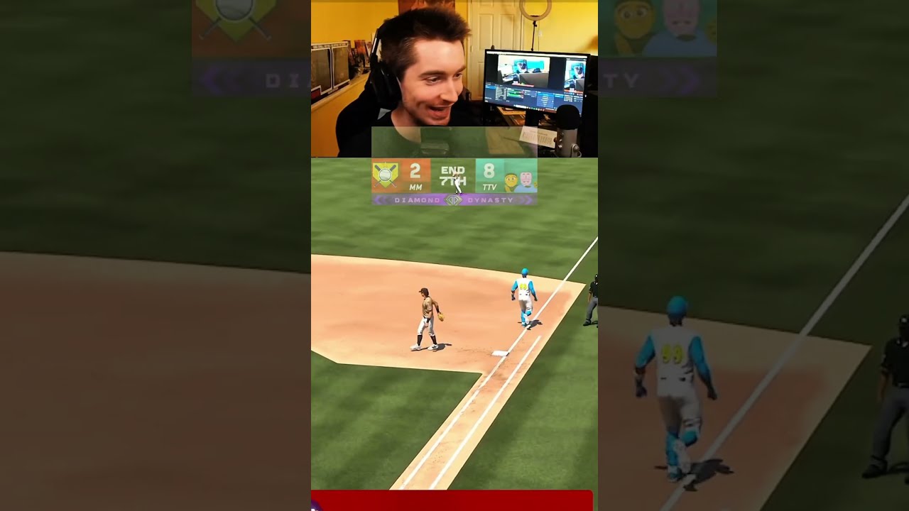 Aaron Judges Hits A Perfect Line Out In MLB THE SHOW 25 Mlbtheshow25 Ytshorts