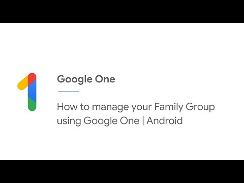 How to manage your Family Group using Google One | Android