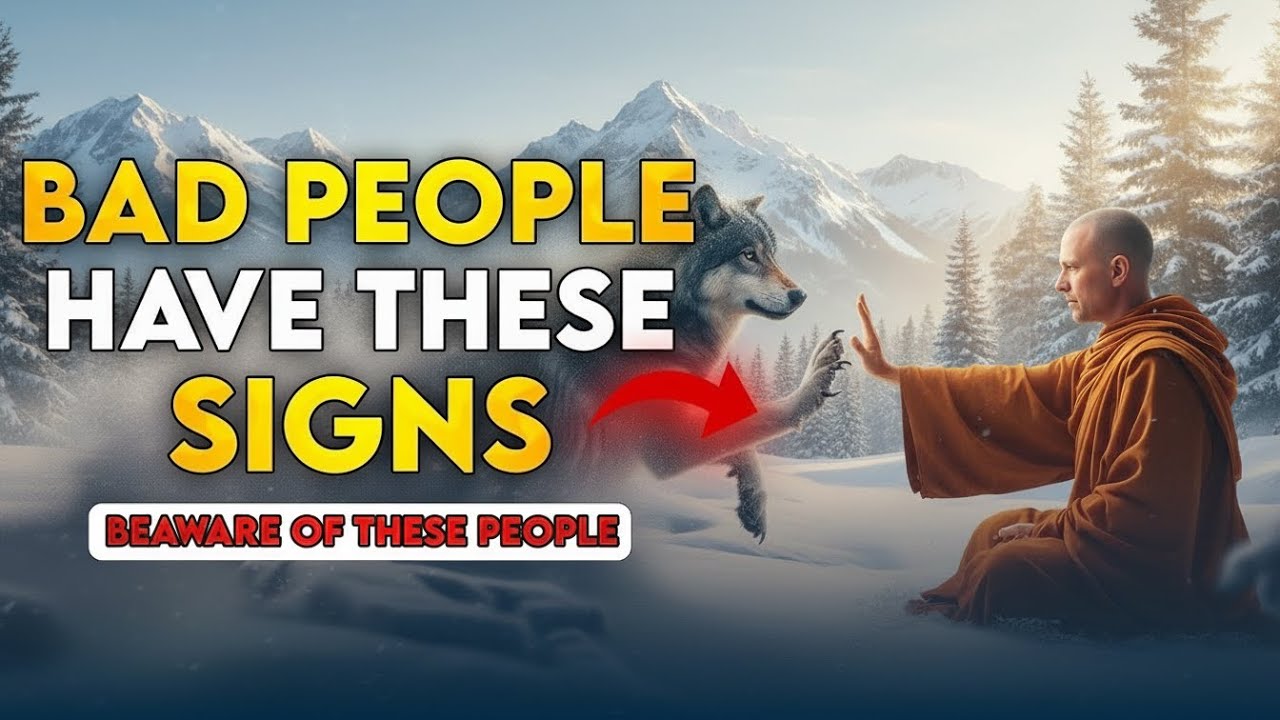🔴BEAWARE! 😒 9 EVIDENT Signs that there is an EVIL person next to you   Wisdom, Life Lessons