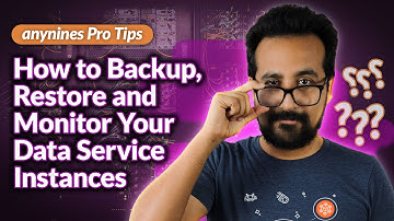 How to Backup, Restore and Monitor Your Data Service Instances