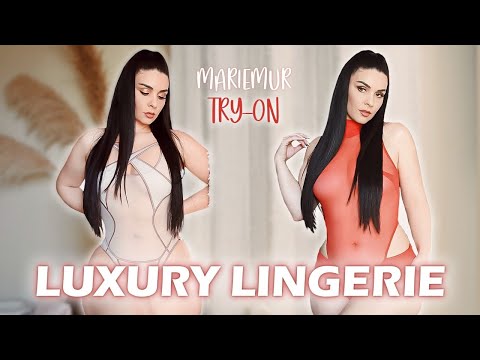 Luxury Lingerie Try-On Haul | MARIEMUR