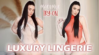 Luxury Lingerie Try-On Haul | MARIEMUR