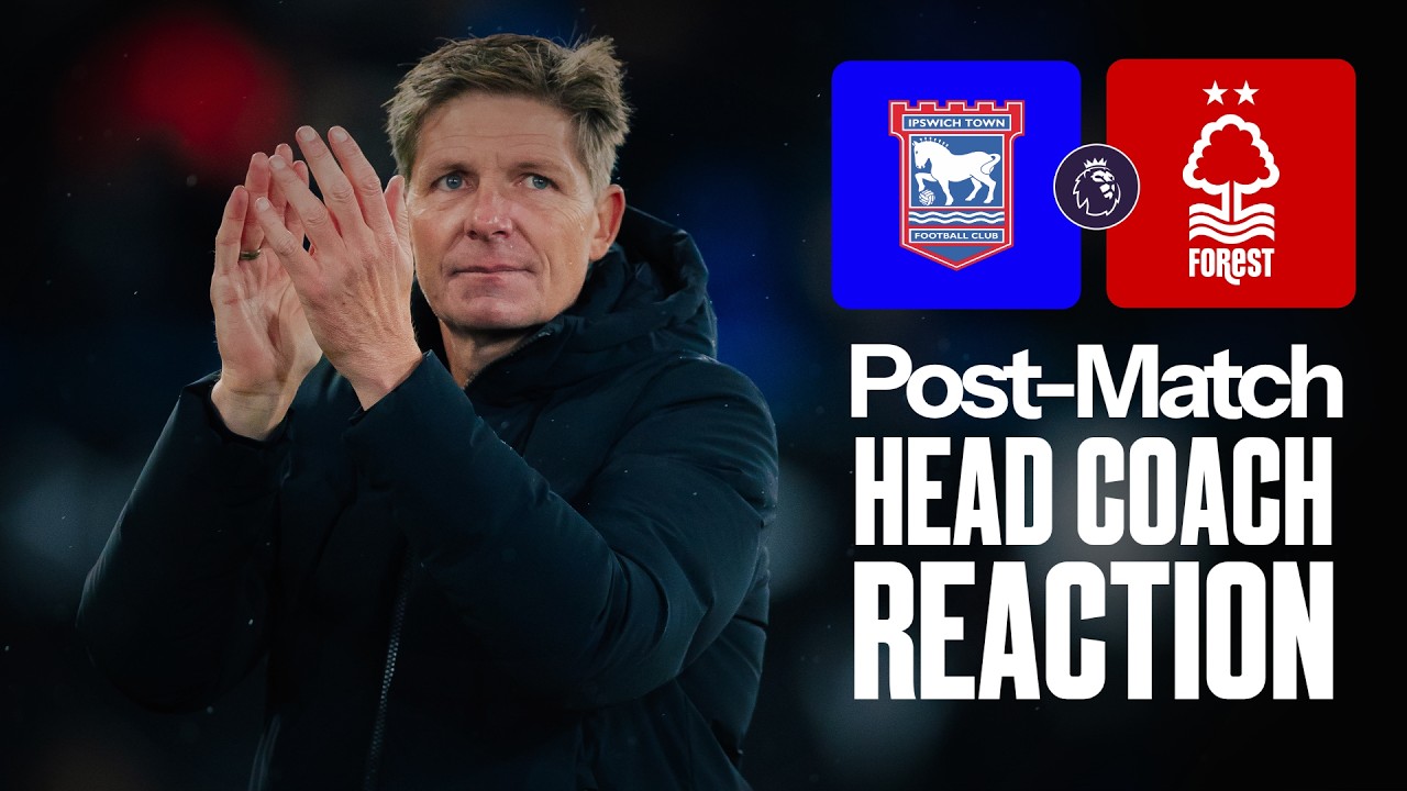 Oliver Glasner's Reaction 🗣️ | Ipswich Town vs Nottingham Forest | Premier League