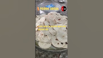 ✨Live demo in action with our Instant 800 Chapati per hour making machine! 🚀Our client experience✨..