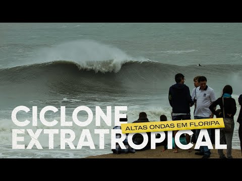 Altas Ondas em Floripa - Joaca Grande no CICLONE EXTRATROPICAL - #surf #bigsurf #joaca #waves