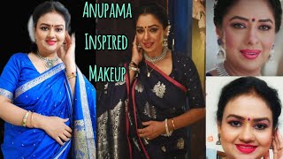 Inspired Makeup Look- Anupama College Reunion Inspired Makeup tutorial | Festive makeup look