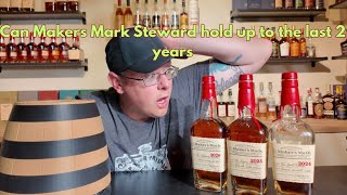 Makers Mark Wood Finishing Series Stewards Release vs. The previous 2 years