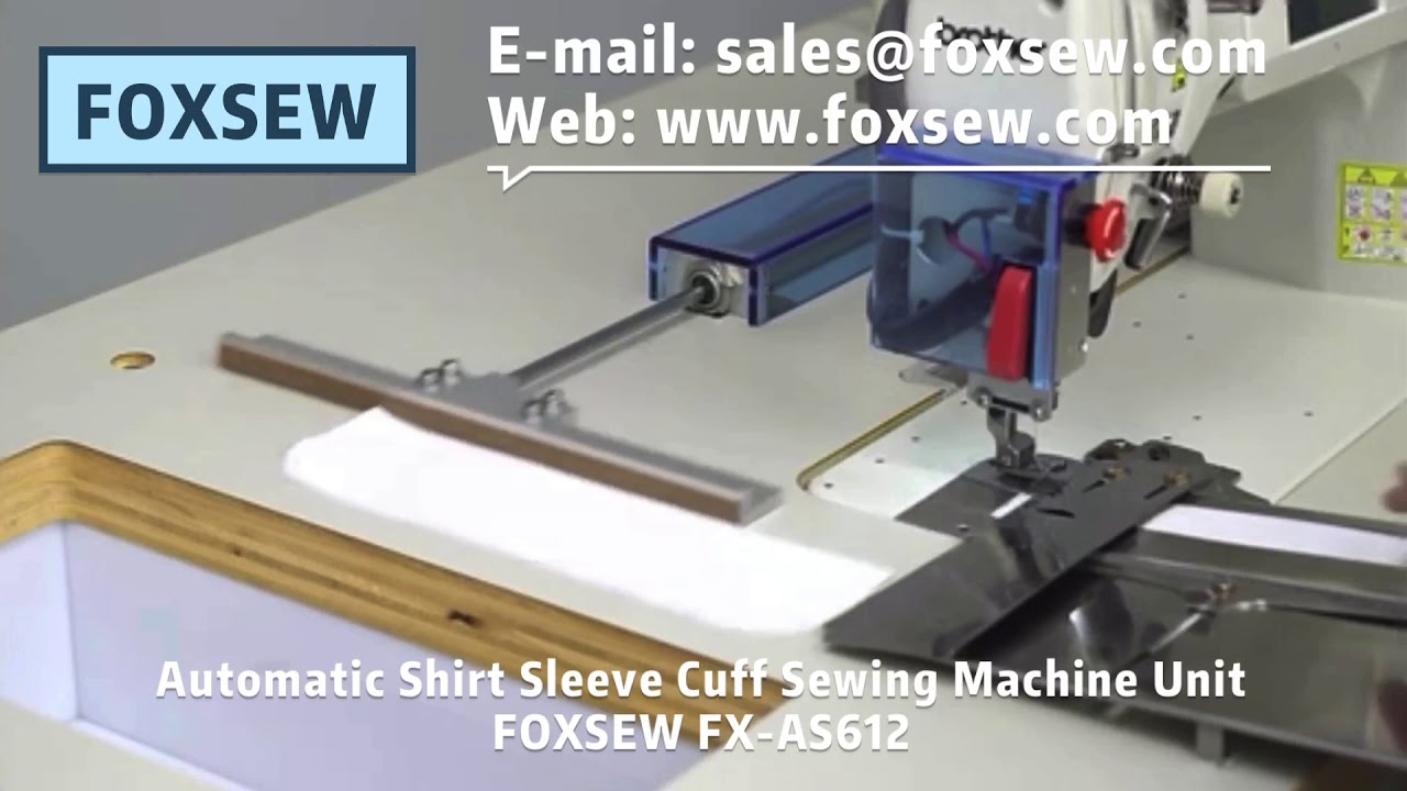 Automatic Shirt Sleeve Cuff Sewing Machine Unit