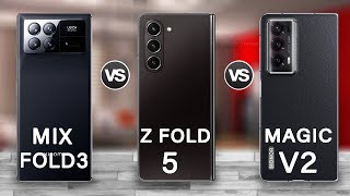 Xiaomi Mix Fold 3 Vs Samsung Galaxy Z Fold 5 Vs Honor Magic V2