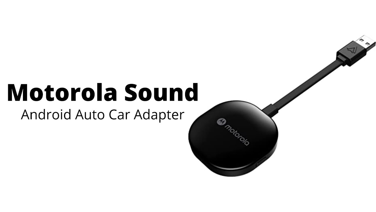 Motorola Sound  MA1 Wireless Android Auto Car Adapter - Instant Connection  from Smartphone 