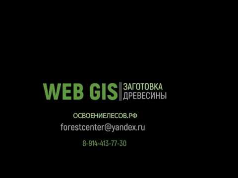 WEB GIS Заготовка древесины