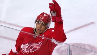 Andreas Athanasiou scores, pays tribute to Ted Lindsay