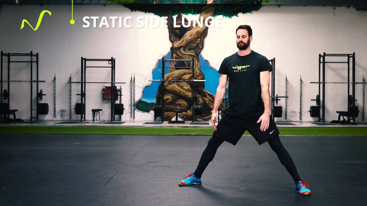 Static Side Lunge - YouTube