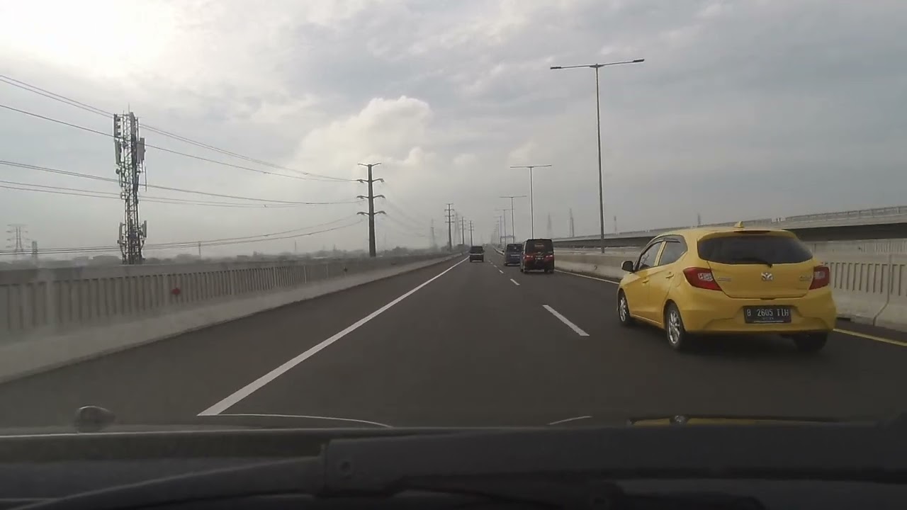 Mencoba Jalan Tol Layang MBZ Dengan Kecepatan Max 80 KM / Jam 2023