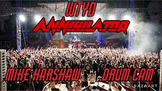 Mike Harshaw - Annihilator - WTYD - 2015 Live Drum Cam