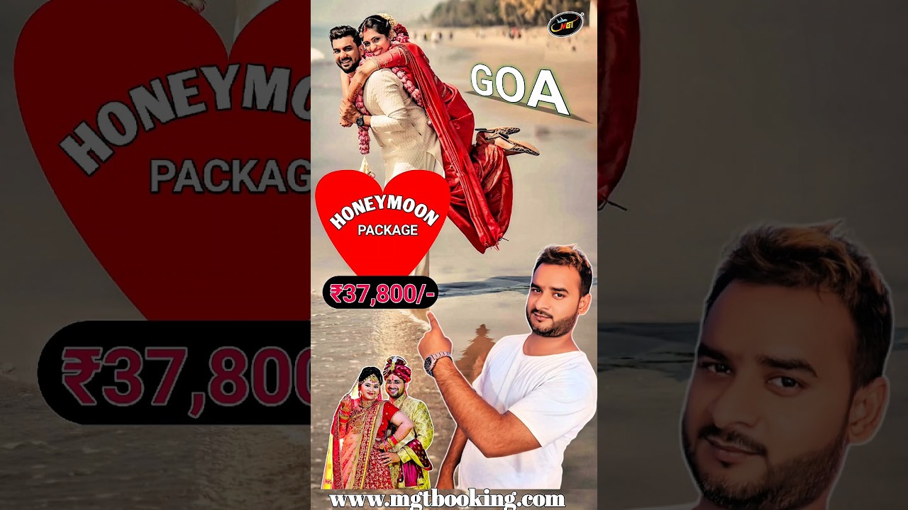 "❤️Honeymoon in Goa | Best Couple Package ₹37,800/-  