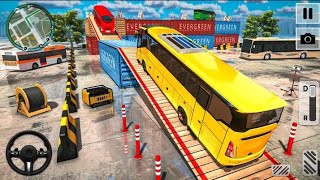 City Coach Bus Simulator - New Parking Games - Bus Parking Games - Bus wala Games - Android Gameplay screenshot 4