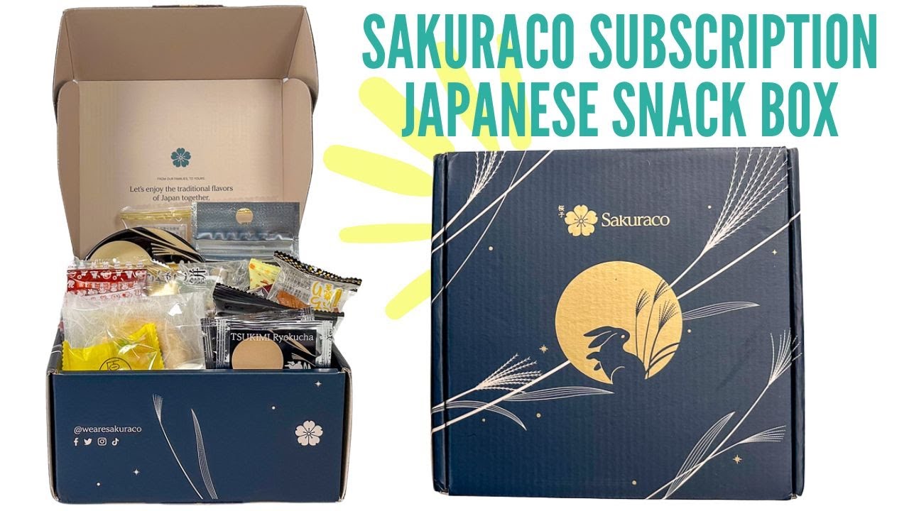 Sakuraco Snack Subscription Unboxing - YouTube