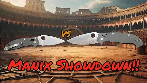 Spyderco Manix 2 vs. Manix 2 XL (Review/Comparison)